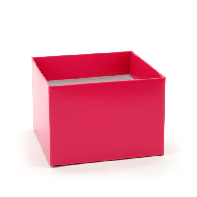 No.6 Box Base 17Sqx12Hcm Pk/10 - Hot Pink (10-CARDBOARD-4)