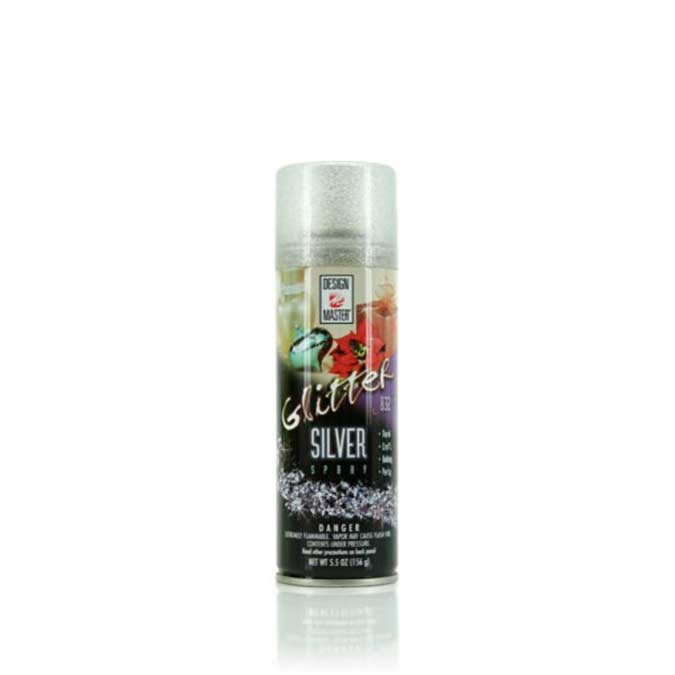 Design Master Glitter Spray 156gm - Silver (832)
