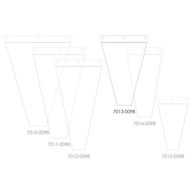 Cello Tear-Off Sleeve 45Lx33TWx10BWcm (30mu) Pk/100 - Clear