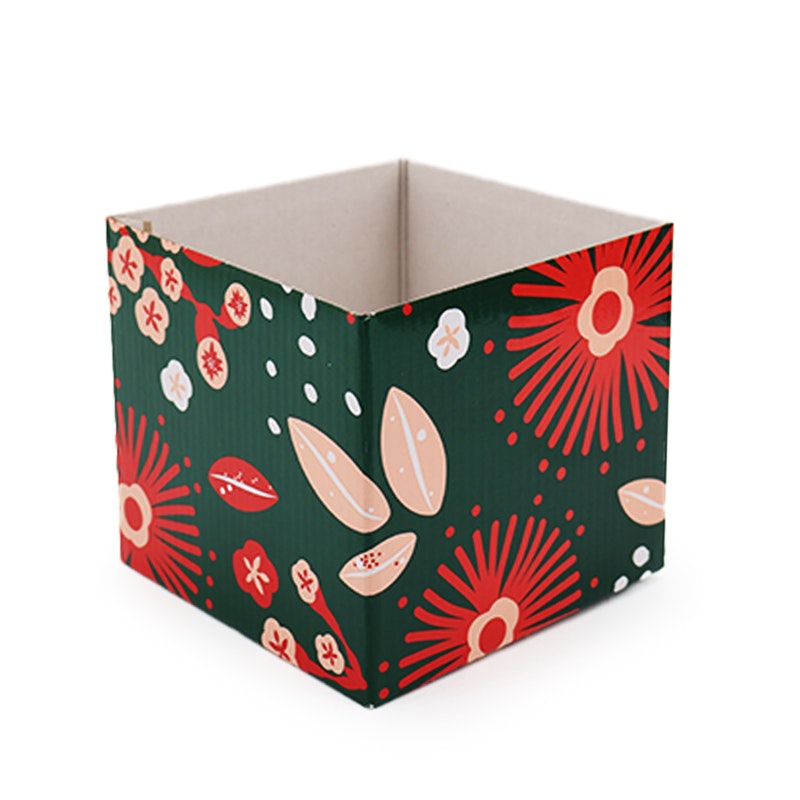 Botanical Pohutukawa Posy Box 13Sqx12Hcm Pk/10 - Green/Multi