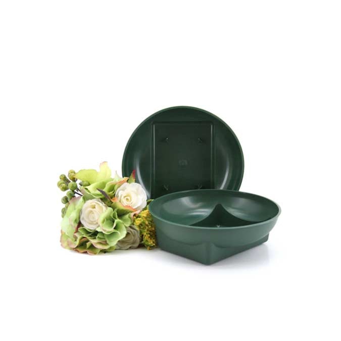 Oasis Square Base Bowl 15Diacm Pk/25 - Green
