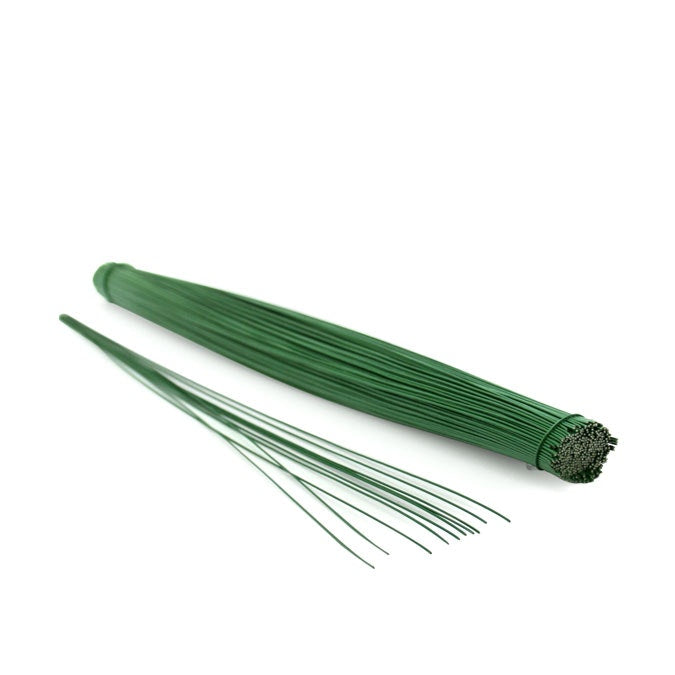 Painted Florist Wire 20Gaugex46Lcm 1kg - Dark Green