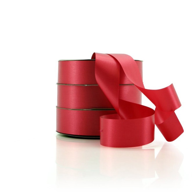 Watermark Poly Ribbon 32mmx100m - Red