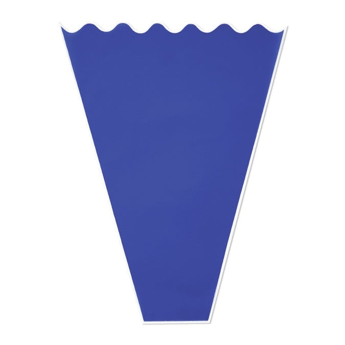 Cello Solid Colour Sleeve 46Lx34TWx10BWcm (40mu) Pk/50 - Royal Blue