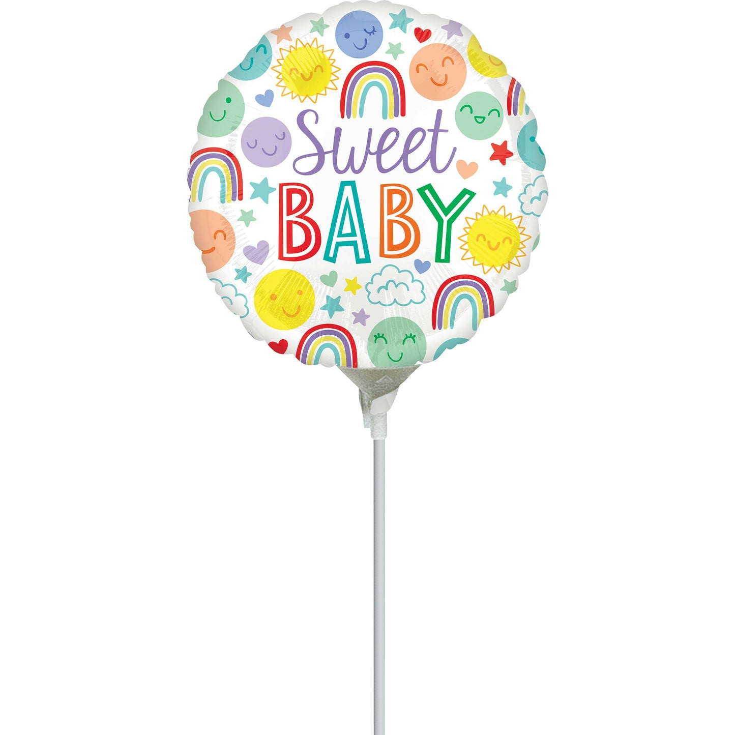 9” Rnd Sweet Baby Icons - Multi