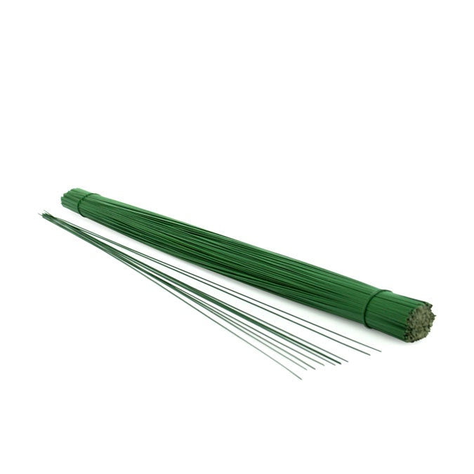 Painted Florist Wire 22Gaugex46Lcm 1kg - Dark Green