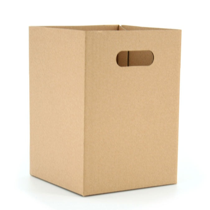 Cardboard Tall Square Box 17.5Sqx25Hcm Pk/10 - Brown