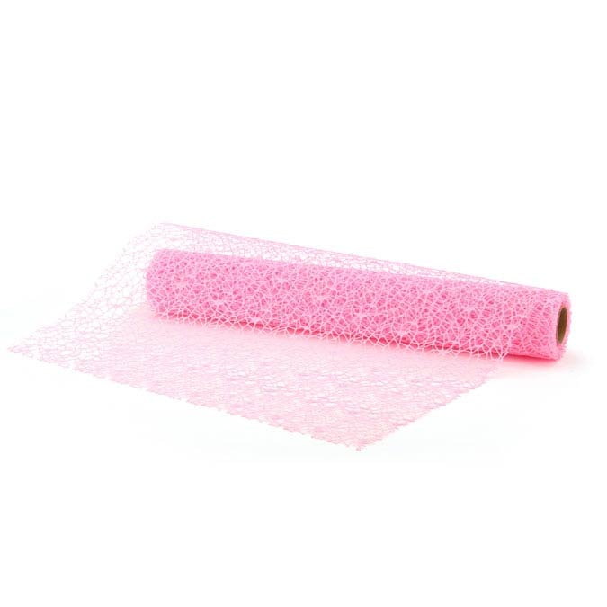 Chunky Spider Mesh 50cmx4.5m - Light Pink