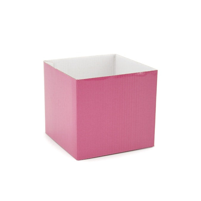 Solid Colour Posy Box 13Sqx12Hcm Pk/10 - Dusky Pink