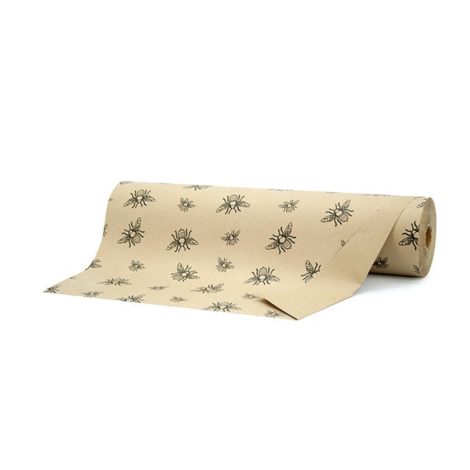 Kraft Paper Bees Roll 60cmx100m (100gsm) - Brown/Black