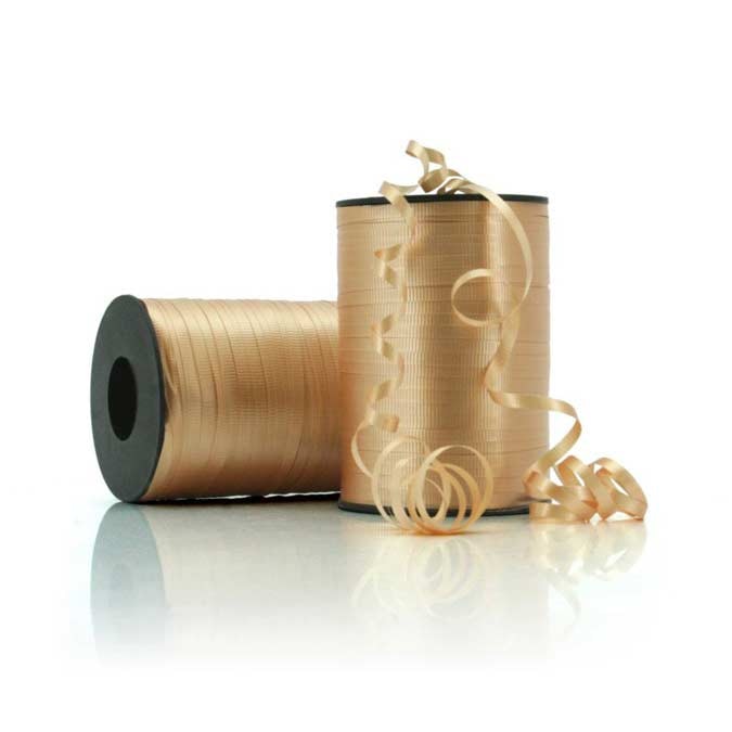 Crimped Curling Ribbon 5mmx500m - Gold