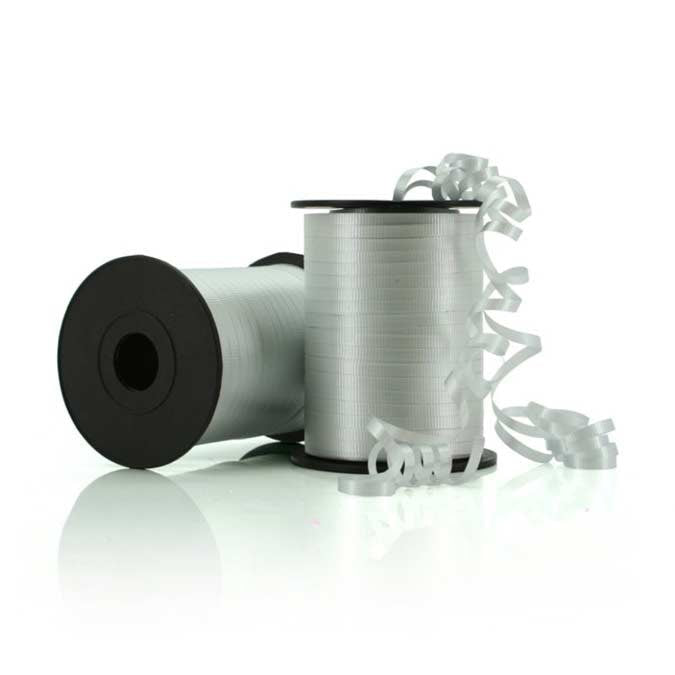 Crimped Curling Ribbon 5mmx500m - Silver