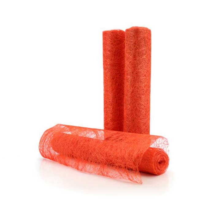 Abaca Fibre 60cmx5m - Orange