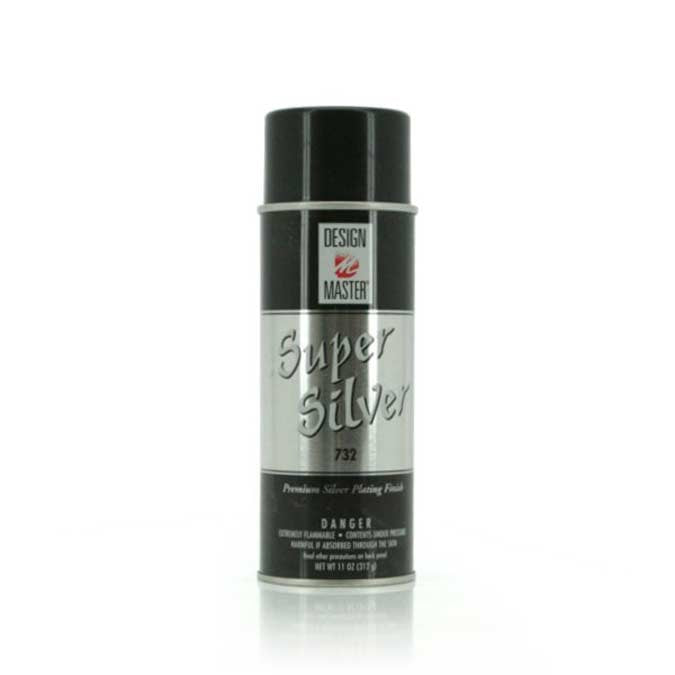 Design Master Premium Metals Spray 312gm - Super Silver (732)