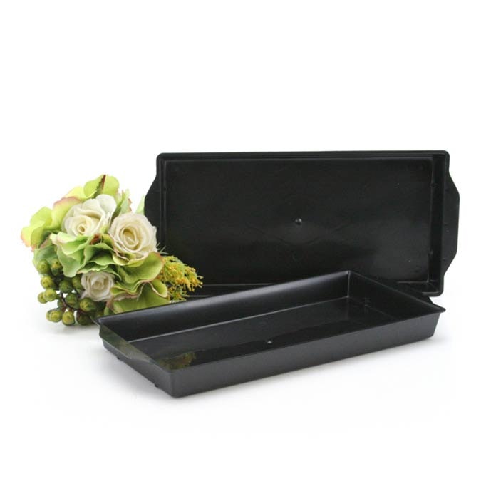 Block Tray Single 23.5Lx11.5Wx3Hcm Pk/10 - Black