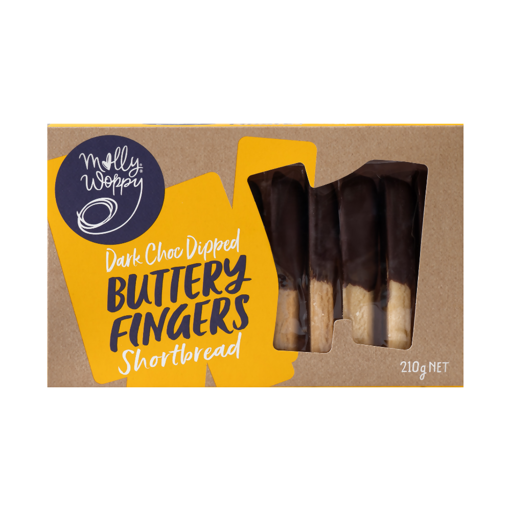 SRF00 Dark Choc Dipped Shortbread Fingers - Front 1