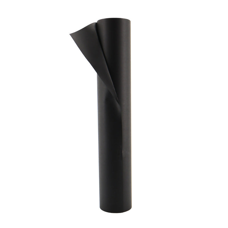 Waxed Kraft Paper Double Sided Roll 60cmx50m (100gsm) - Black/Black